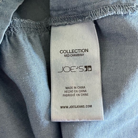 NWT Joes Jeans Chambray Flutter Top Size Large - Picture 9 of 9